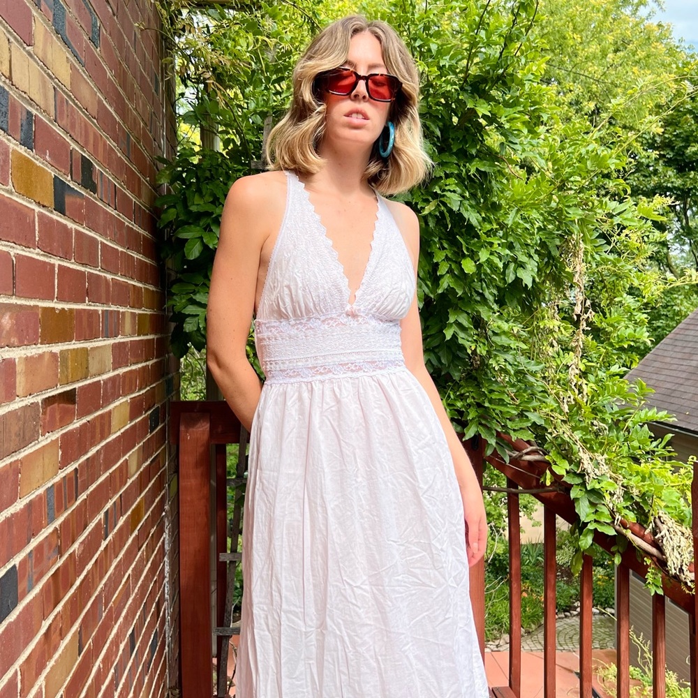 Miss Dior 80s Nightgown Lacey Dress - Picture 3 of 13